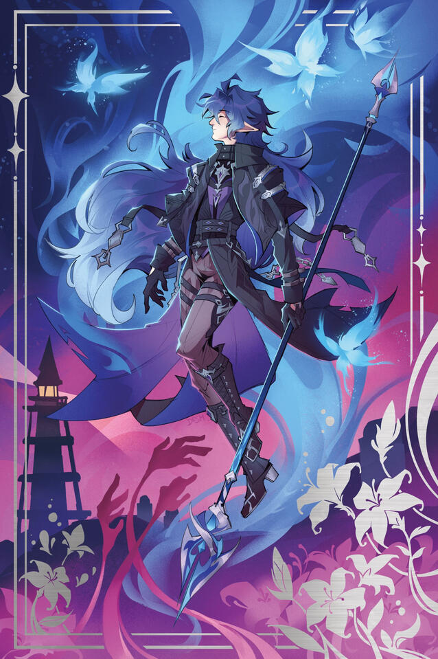 Genshin Impact – Flins Foil Print (2026)