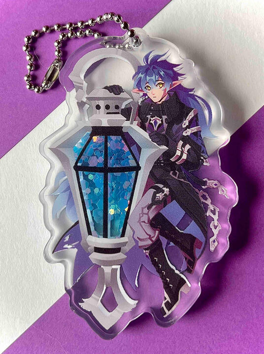 Acrylic Quicksand Keychain