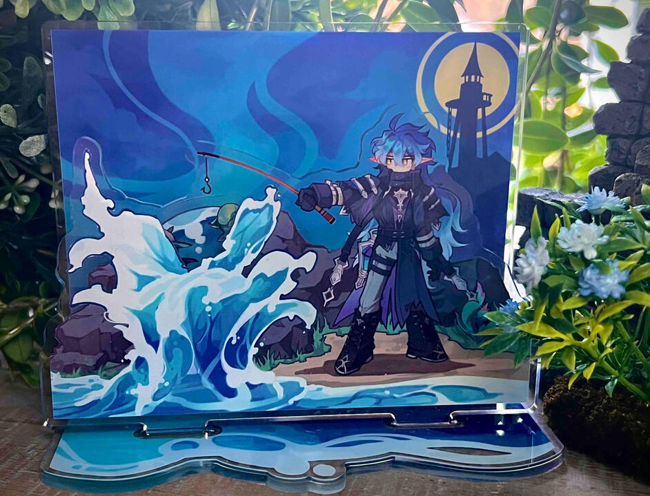Multilayer Spinning Acrylic Standee